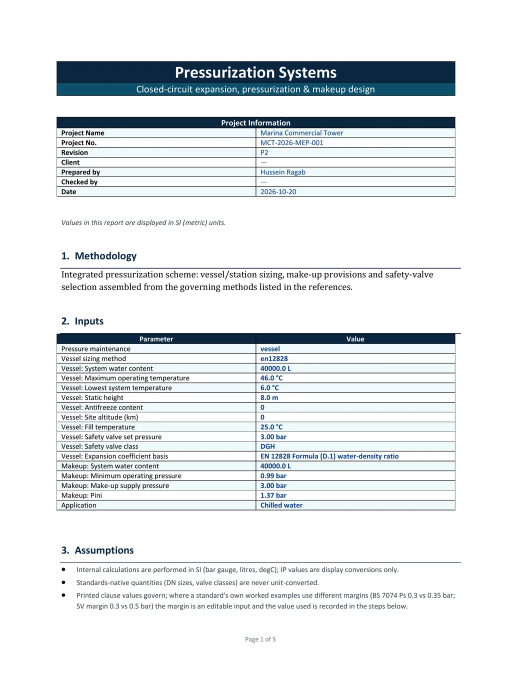 Pressurization and Expansion Vessel, EV01, Cover